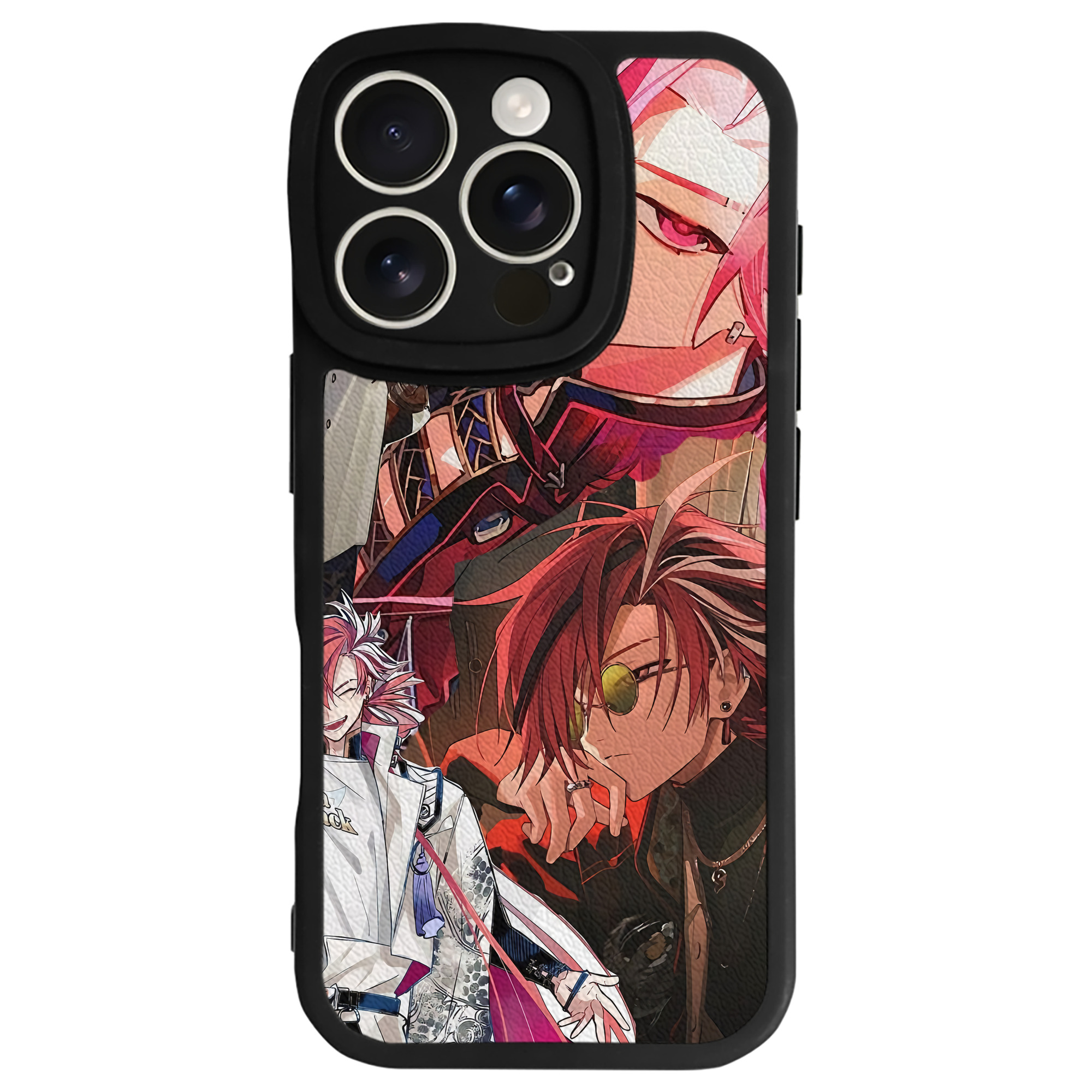（画像用） 刀剣乱舞 Touken Ranbu 【iPhone 16シリーズ対応】シリコンスマホケース（レザー調） 材質：シリコン